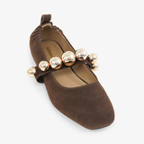 Colleen Ballett Flats - Chocolate