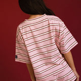 Fancy Button Shorts - Candy Cane Stripes