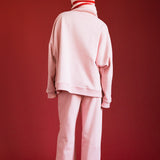 Fancy Fleece Wide Leg Sweatpants - Gumdrop