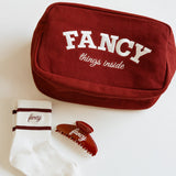 Fancy Flow Socks - Rich Burgundy