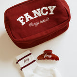 Fancy Flow Socks - Rich Burgundy