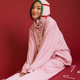 Fancy Fleece Wide Leg Sweatpants - Gumdrop