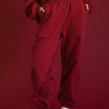 Fancy Fleece Cuffed Leg Sweatpants - Peppermint