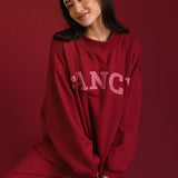 Fancy Fleece Cuffed Leg Sweatpants - Peppermint