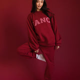 Fancy Fleece Cuffed Leg Sweatpants - Peppermint