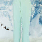 Fancy Fleece Wide Leg Sweatpants - Glacier Sky