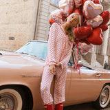 Fancy Pajama Set - Valentines Hearts