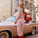 Fancy Pajama Set - Valentines Hearts