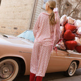 Fancy Pajama Set - Valentines Hearts