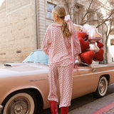Fancy Pajama Set - Valentines Hearts
