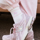 Fancy Flow Socks - Pearl Pink