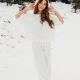 Fancy Waffle Short Sleeve - Snow White