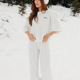 Fancy Waffle Short Sleeve - Snow White