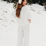 Fancy Waffle Short Sleeve - Snow White