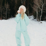 Fancy Fleece Cuffed Leg Sweatpants - Glacier Sky