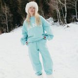 Fancy Fleece Cuffed Leg Sweatpants - Glacier Sky