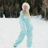 Fancy Fleece Cuffed Leg Sweatpants - Glacier Sky