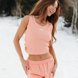 Fancy Tank Top - Frosted Peach