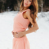 Fancy Tank Top - Frosted Peach