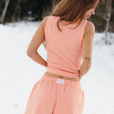 Fancy Tank Top - Frosted Peach