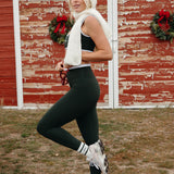 Fancy FitFlow Core Bra - Evergreen