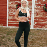 Fancy FitFlow Double Lined Leggings - Evergreen