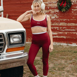 Fancy FitFlow Core Bra - Rich Burgundy