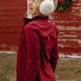 Fancy FitFlow Double Lined Leggings - Rich Burgundy