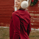 Fancy FitFlow Double Lined Leggings - Rich Burgundy