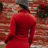 Fancy Fit Flow Front Zip Jacket -  Jolly Berry