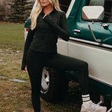 Fancy FitFlow Double Lined Leggings - Evergreen