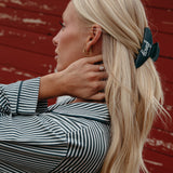 Fancy Claw Clip - Evergreen