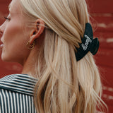 Fancy Claw Clip - Evergreen