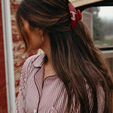 Fancy Claw Clip - Rich Burgundy