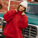 Fancy Fleece Lined Shorts - Jolly Berry