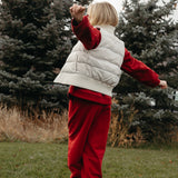 Fancy Fleece Cuffed Leg Sweatpants - Jolly Berry