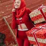 Fancy Fit Flow Front Zip Jacket -  Jolly Berry