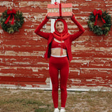 Fancy Fit Flow Front Zip Jacket -  Jolly Berry