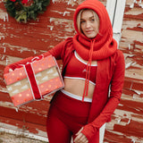 Fancy Fit Flow Front Zip Jacket -  Jolly Berry