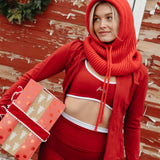 Fancy Fit Flow Front Zip Jacket -  Jolly Berry