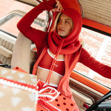 Fancy Fit Flow Front Zip Jacket -  Jolly Berry