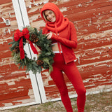 Fancy Fit Flow Front Zip Jacket -  Jolly Berry