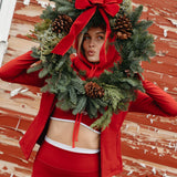 Fancy Fit Flow Front Zip Jacket -  Jolly Berry