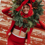 Fancy Fit Flow Front Zip Jacket -  Jolly Berry